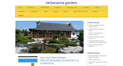 Desktop Screenshot of herbaciarnia-ganders.pl